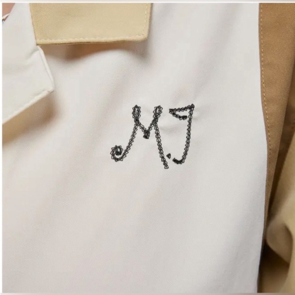 Jordan Bowling Shirt Colorblock Camp Boxy Button Down Women’s XS Brown Kelp/Sail - Picture 5 of 16